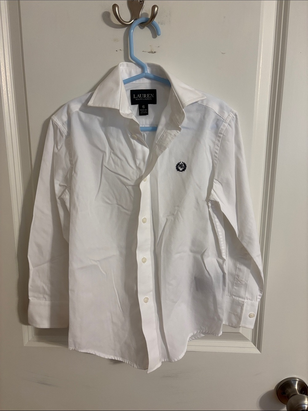 NWOT boys Ralph Lauren white button down